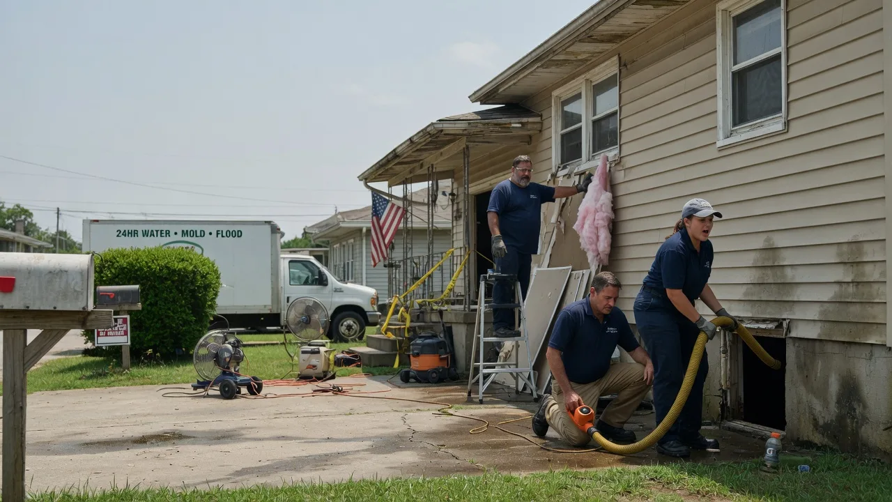 Water Damage Repair in Hillsville, PA near me